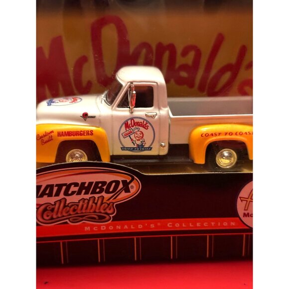 Matchbox Collectibles McDonalds Collection 1956 Ford F-100 Pickup Die-Cast Toy - Picture 9 of 11